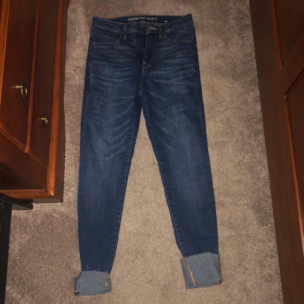American Eagle Super High Rise Jegging Crop